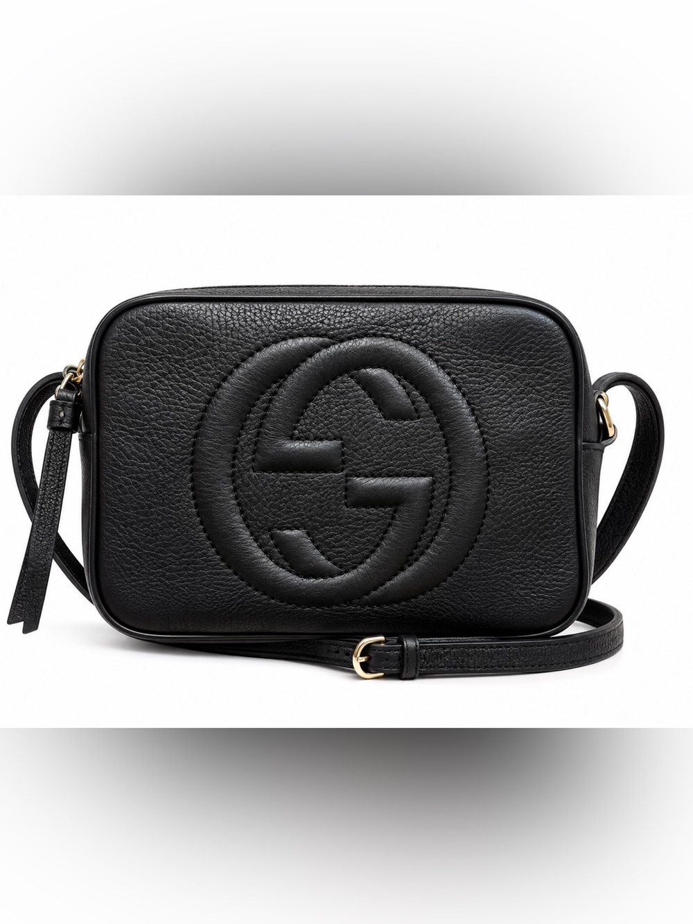 GUC ✨ Gucci Soho Disco Crossbody Bag – Black
